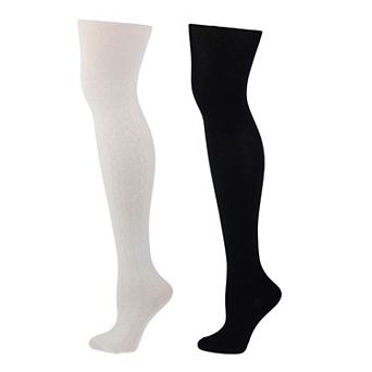 Girls Elli by Capelli 2-Pack Cotton Tights