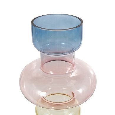 Stella & Eve Ombre Decorative Glass Vase Table Decor Set of 2