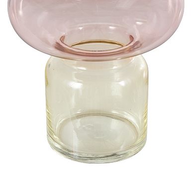 Stella & Eve Ombre Decorative Glass Vase Table Decor Set of 2