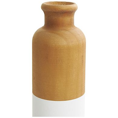 Stella & Eve Decorative Wood Vase Table Decor Set of 3