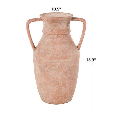 Stella & Eve Ceramic Antique Style Decorative Vase with Handles