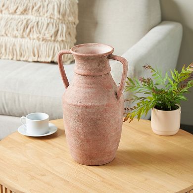 Stella & Eve Ceramic Antique Style Decorative Vase with Handles