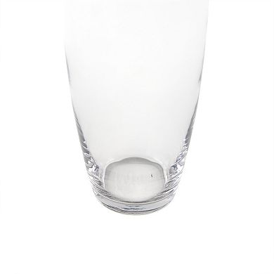 Stella & Eve Glass Tall Slanted Decorative Vase Table Decor