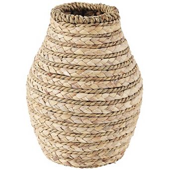 Stella & Eve Handmade Braided Seagrass Decorative Vase