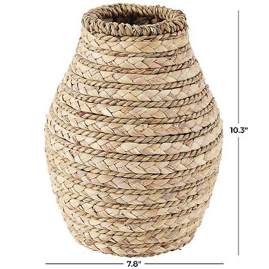 Stella & Eve Handmade Braided Seagrass Decorative Vase