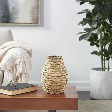 Stella & Eve Handmade Braided Seagrass Decorative Vase