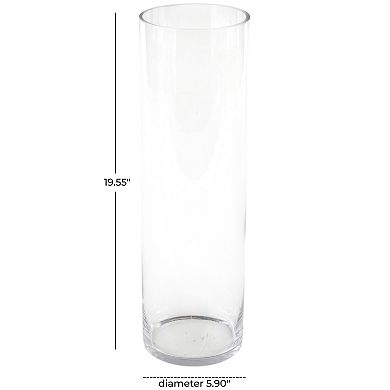 Stella & Eve Glass Tall Decorative Vase Table Decor