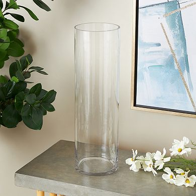 Stella & Eve Glass Tall Decorative Vase Table Decor