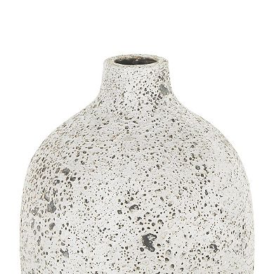 Stella & Eve Ceramic Textured Decorative Vase Table Decor