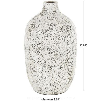 Stella & Eve Ceramic Textured Decorative Vase Table Decor