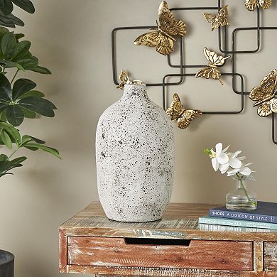 Stella & Eve Ceramic Textured Decorative Vase Table Decor