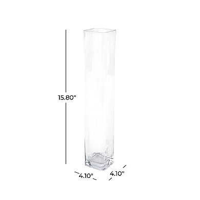 Stella & Eve Glass Tall Decorative Vase