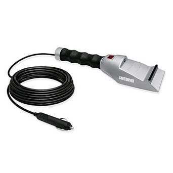 Car and Driver Heated Ice Scraper with LED Light & 15-ft. Cable