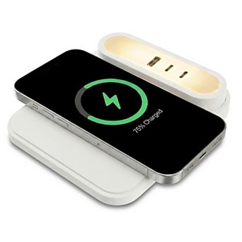 ChargeWorx Wireless Charging USB Hub & LED Nightlight