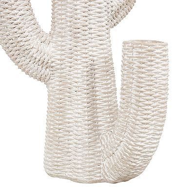 Stella & Eve Resin Tall Textured Cactus Planter