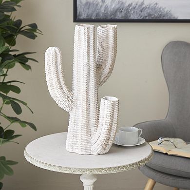 Stella & Eve Resin Tall Textured Cactus Planter