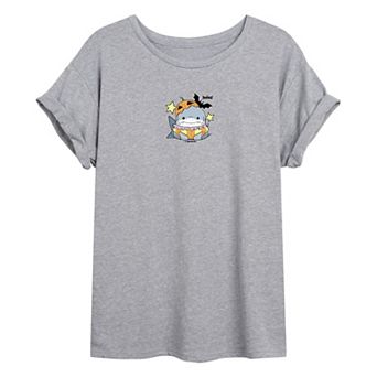 Juniors' Marvel Rivals Jeff The Land Shark Oversized Tee