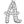 Silver Initial A