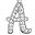 Silver Initial A