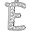 Silver Initial E