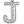 Silver Initial J