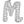 Silver Initial M