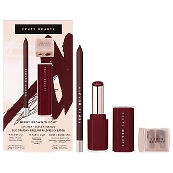 FENTY BEAUTY by Rihanna Berry Brown'd Pout Lip Liner + Gloss Stick Duo