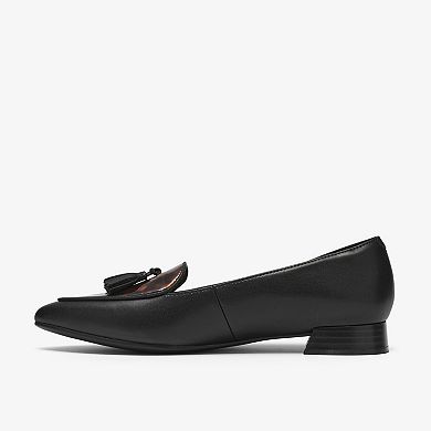 Clarks® Natalyn Quartz Women's Leather Tassel Loafer Shoes