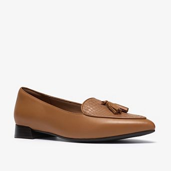 Clarks® Natalyn Quartz Women's Leather Tassel Loafer Shoes
