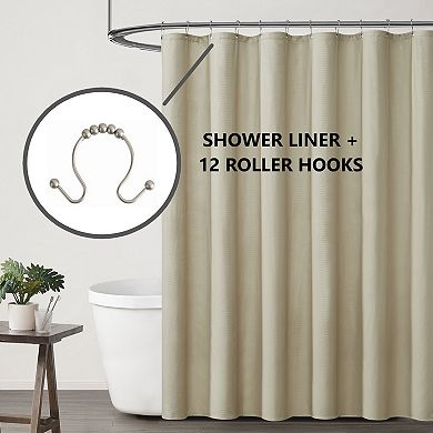 Truly Calm Shower Curtain & Hook Set