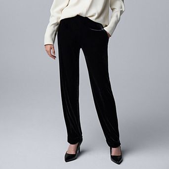 Women's Simply Vera Vera Wang Luxe Twill Slim Straight Pants