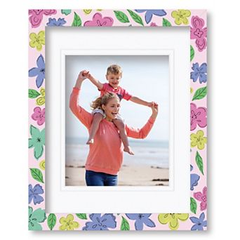 COURTSIDE MARKET Festive Florals 11 x 14 Easel Photo Frame