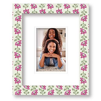 COURTSIDE MARKET Floral Fantasy 8" x 10" Easel Photo Frame
