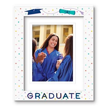 COURTSIDE MARKET Multi-Color Grad 8" x 10" Easel Photo Frame