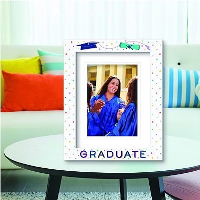 COURTSIDE MARKET Multi-Color Grad 8" x 10" Easel Photo Frame