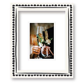 COURTSIDE MARKET ColorBloom Moments 8" x 10" Floral Easel Photo Frame