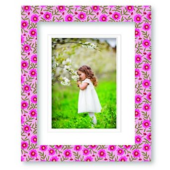 COURTSIDE MARKET Mom's Floral 8" x 10" Easel Photo Frame