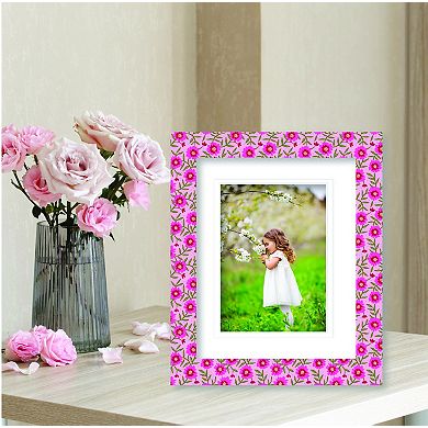 COURTSIDE MARKET Mom's Floral 8" x 10" Easel Photo Frame