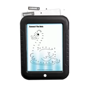 GabbaGoods Light Up Drawing Pad With 8 LED Light Modes, Black