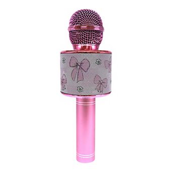 GabbaGoods Bluetooth Karaoke Microphone with LED Lights