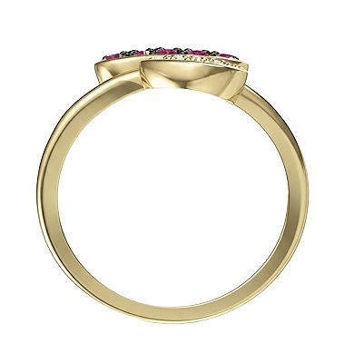 MASTERPIECE Sterling Silver Lab-Created Gemstone Ring