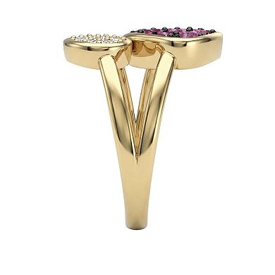 MASTERPIECE Sterling Silver Lab-Created Gemstone Ring