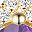 Gold Tone Amethyst