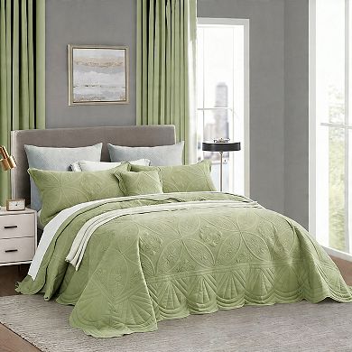 King-size queen bedspread, reversible