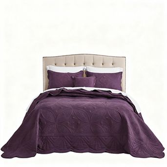 King-size queen bedspread, reversible