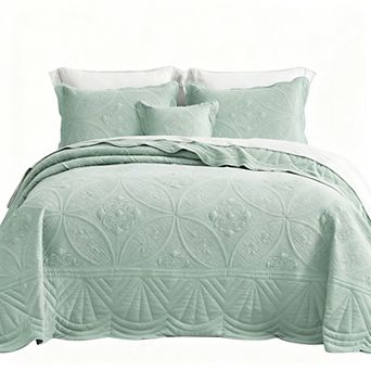 King-size queen bedspread, reversible