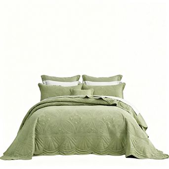 King-size queen bedspread, reversible
