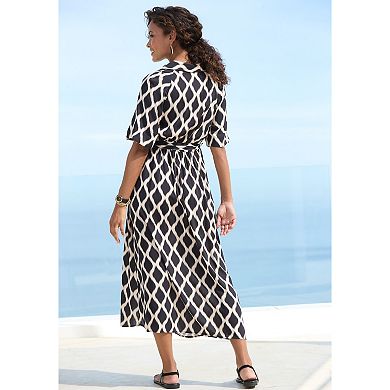 Lascana Women's Printed Shirt Dress