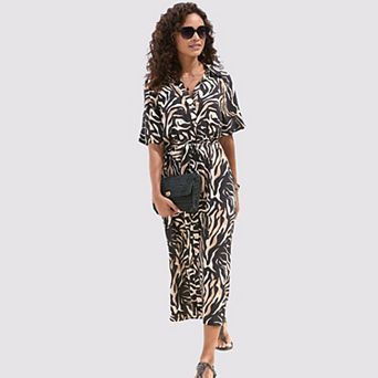 Lascana Women's Printed Shirt Dress