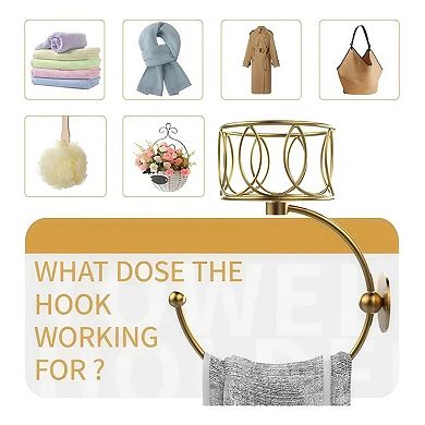 Cut Candle Holder with Wall Mounted Towel Hook